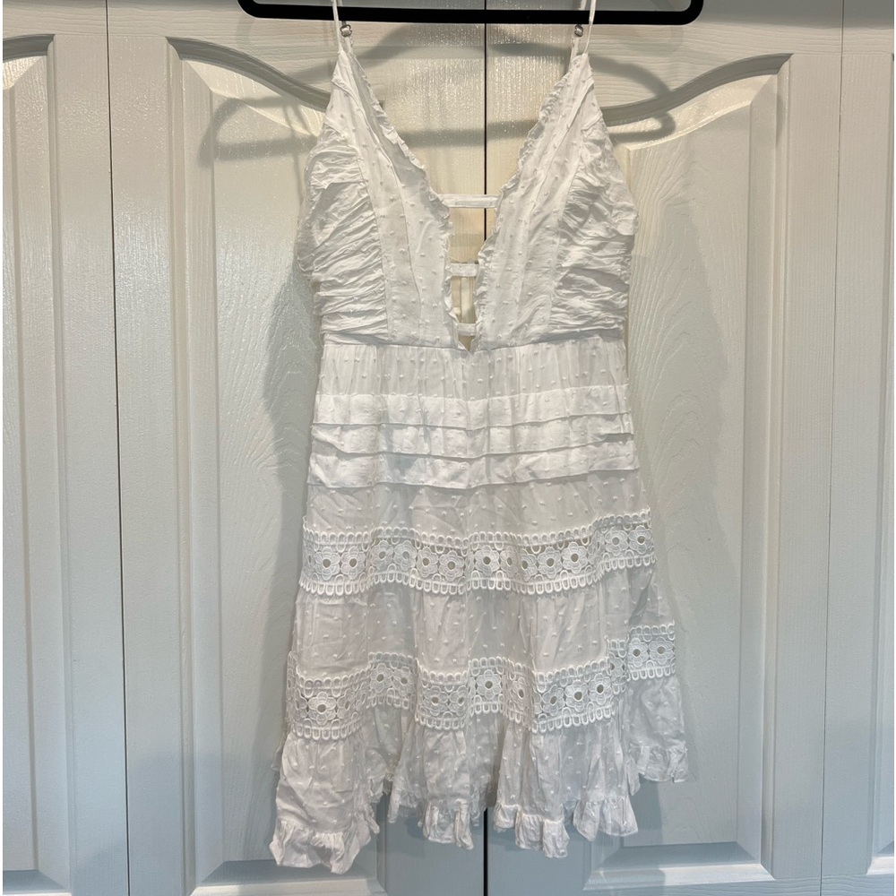 Saints + Secrets White Sundress